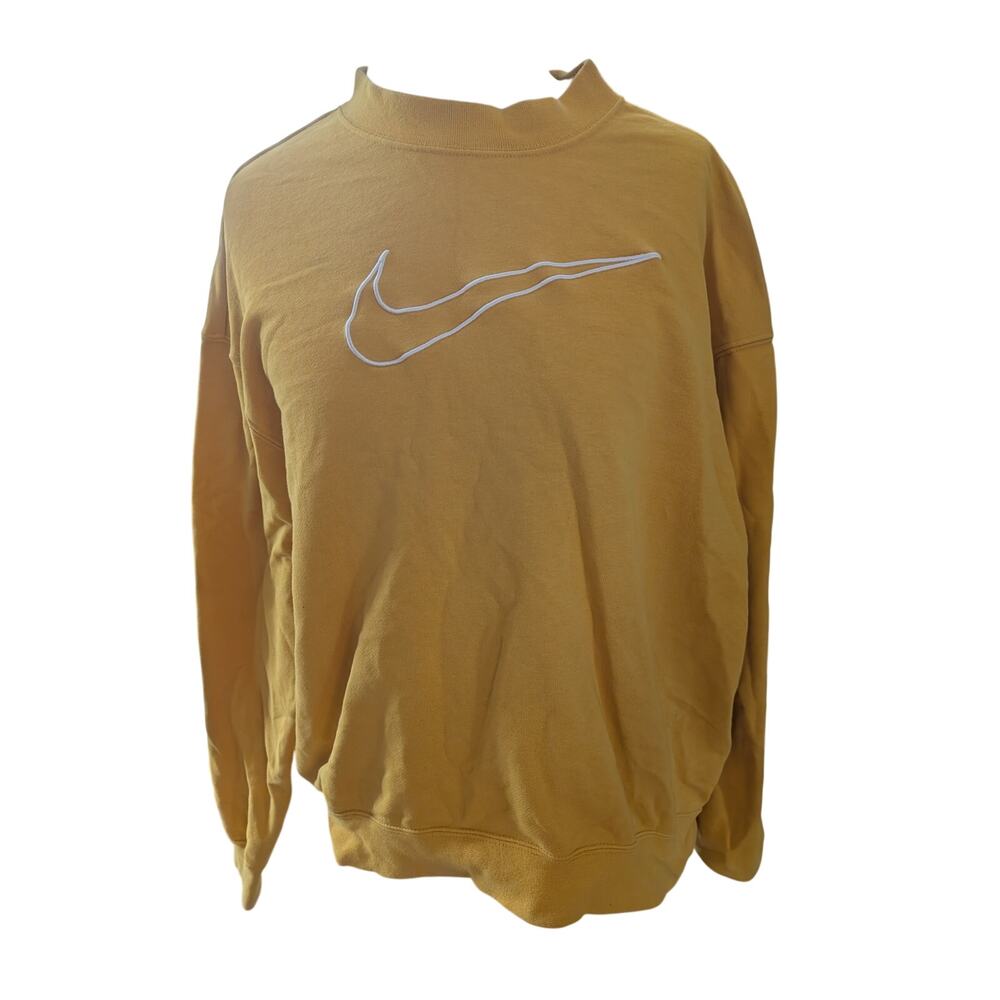 Nike sweatshirt dri-fit yellow S women